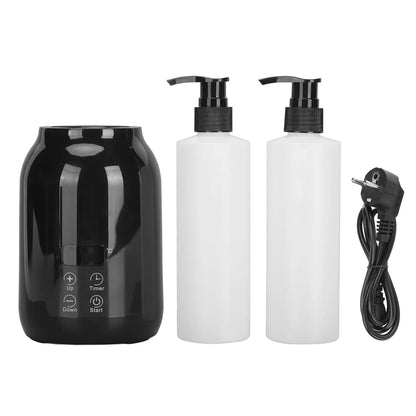 Essential Oil Heater LED Display Temperature Adjust Single Massage Oil Bottle Warmer Massage Oil Heater