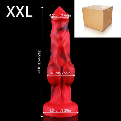 Large Dog Knot Anal Dildo Anal Dilator Toys Big Anal Plug Training Stretcher Prostate Massager Adult Sex Toys For Women Men Gay