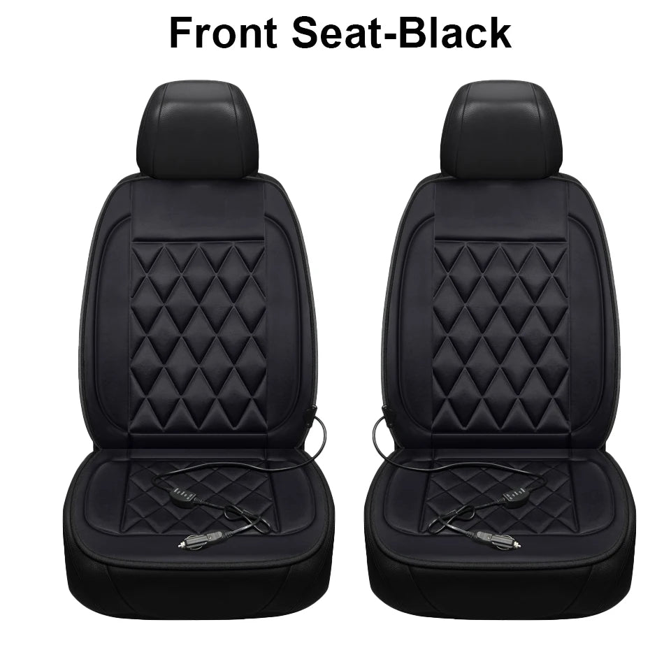Yannice 12V Winter Heating Car Seat Cushion Fast Heated Household Cushion Keep Warm Car Seat Cover Universal Heated Seat Cushion