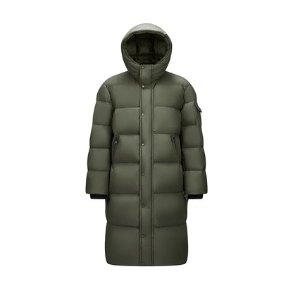 Semir Down Jacket Men Winter 90% Down Fill Goose Down Thickened Water-Repellent Anti-Static Long Hooded Outerwear Men'S Wear