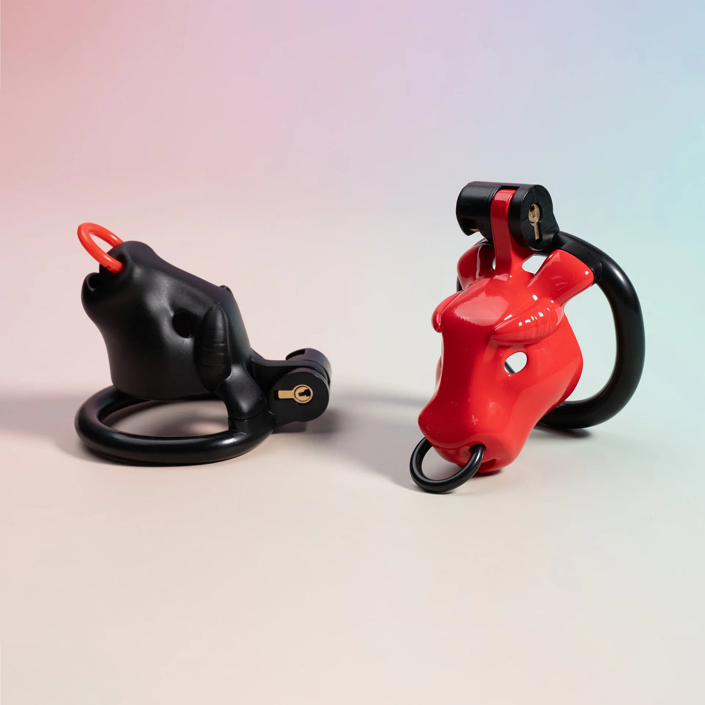 Cow Chastity Lock Traction CB Lock Male Lower Body Restraint BDSM Dog Collar Chastity Device Male Penis Chastity Cage Set