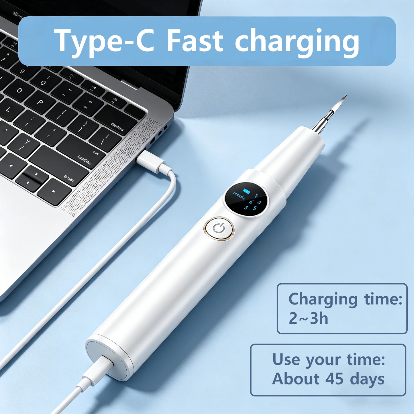 Dental Calculus Remover Ultrasonic Tooth Cleaner Tartar Eliminator Dental Ultrasound Plaque Stains Removal Teeth Whitening