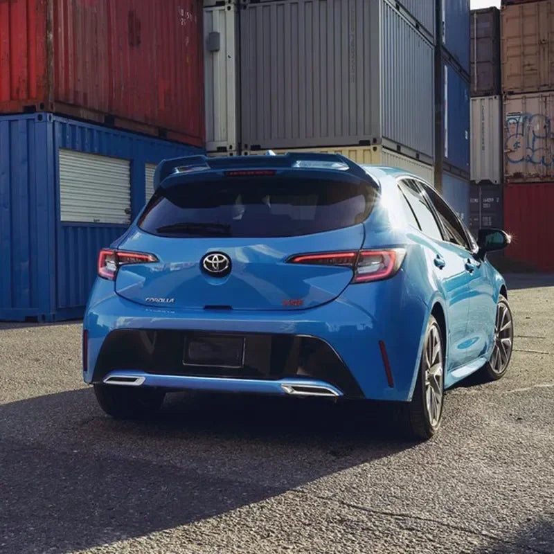 For Toyota Corolla E210 5-Door Hatchback 2019 2020 2021 2022 Rear Roof Spoiler Wing Tailgate Blade Splitter Wings Car Styling
