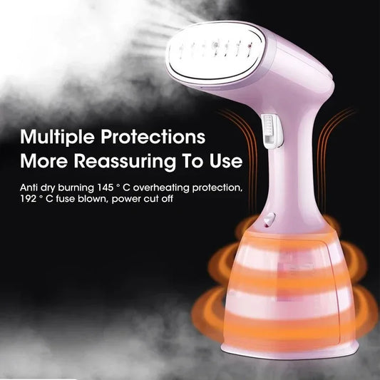 Handheld Garment Steamer 1500W Mini Portable Fast-Heat 280ml Household Vertical Steam Iron For Clothes Ironing