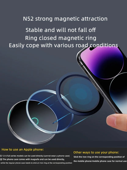 Car Phone Holder Mount for Tesla Model Y Junipe Model3 Highland Cold air low Temperature Charg Magnetic Car Phone Support Frame