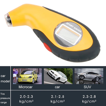 Electronic Digital LCD For Auto Car Motorcycle Tyre Air Pressure Gauge Meter Car Tire Manometer Barometers Tester Tool