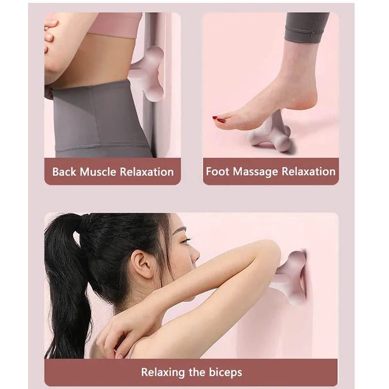 4 Corner Fascia Massage Ball Muscle Relief Tool For Neck Shoulder Back Waist Foot Yoga Fitness Relaxation Meridian Fitness Ball