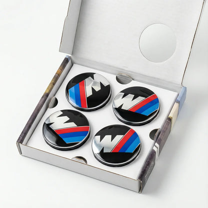 AAA 4pc 56/68mm 50th Anniversary Floating Wheel Center Caps For BMW G11 G12 G30 G31 G32 G08 G05 F46 F49 F39 F90 Auto Accessories