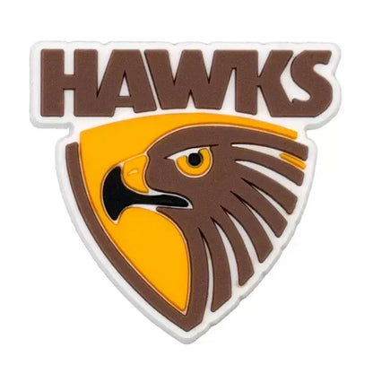19-100pcs AFL Teams Australia Shoe Buckle Sandals DIY Accessories PVC Shoes Charms Clogs Pins Decor Kids Man Party Gift