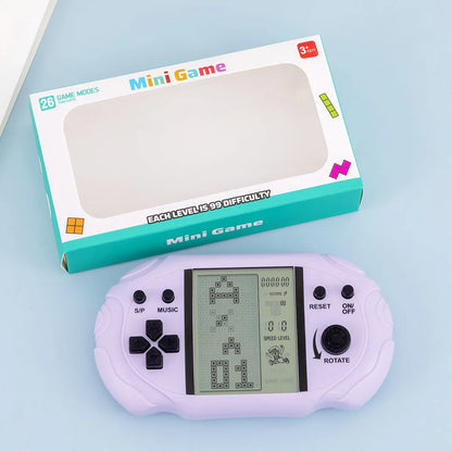 1/2/3 PCS Handheld Brick Game 26 Games Macaron Color Kids Giveaway Prize Small Toy