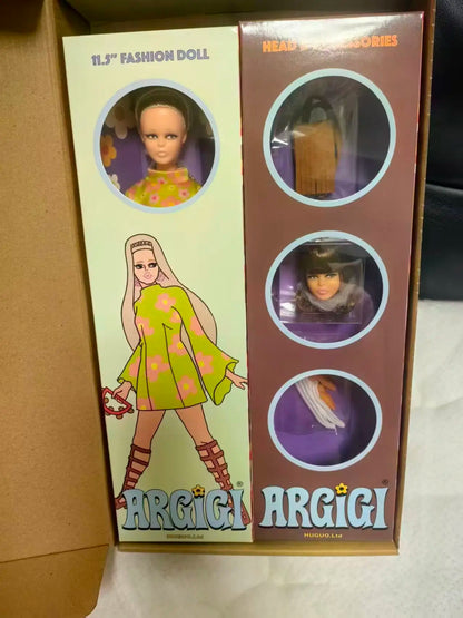 GSF ARGIGI & BRIGIGI Doll 1/6 Silver Foam& Rosewood Shimmer Fashion Doll Vintage Modern‌ Cute Girl Custom Toy Super Model