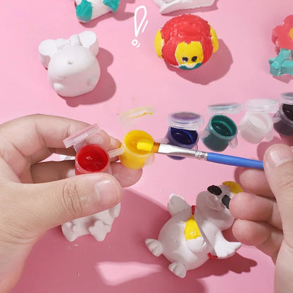 1pcs Fun Box DIY Handmade Graffiti Dolls For kids Birthday Kindergarten Home Party Gift Pinata Gift Bag Treasure Box Filling