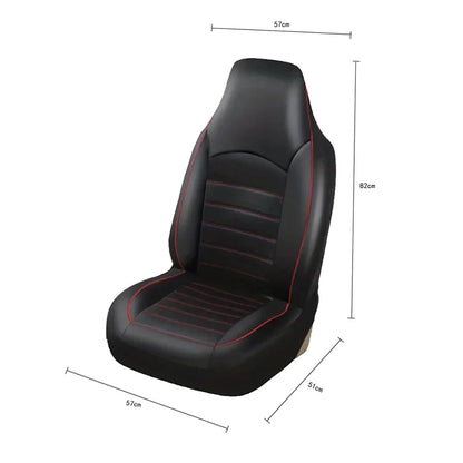 PU Leather Car Seat Covers For Front Seats Car Interior Accessories All-season Auto Seat Covers Fit for Most Cars Universal
