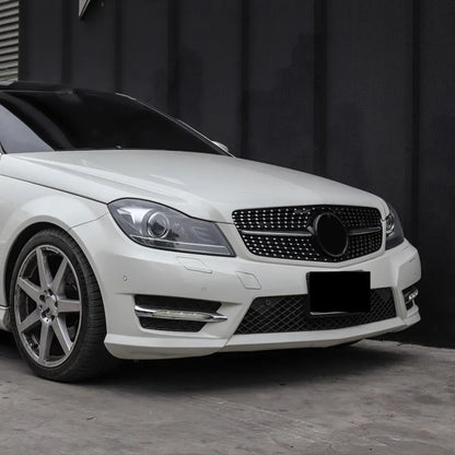XVIP Front Bumper Grille Hood Grille For Mercedes Benz C W204 C43 2008-2014 C180 C200 C250 C300 AMG GTR Diamond Style Grille