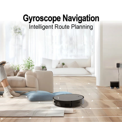 Robot Vacuum Cleaner Combo Mop With 6500PA Smart Wireless APP Control Floor Sweeping Machine  Self-Charging For Home Robotic