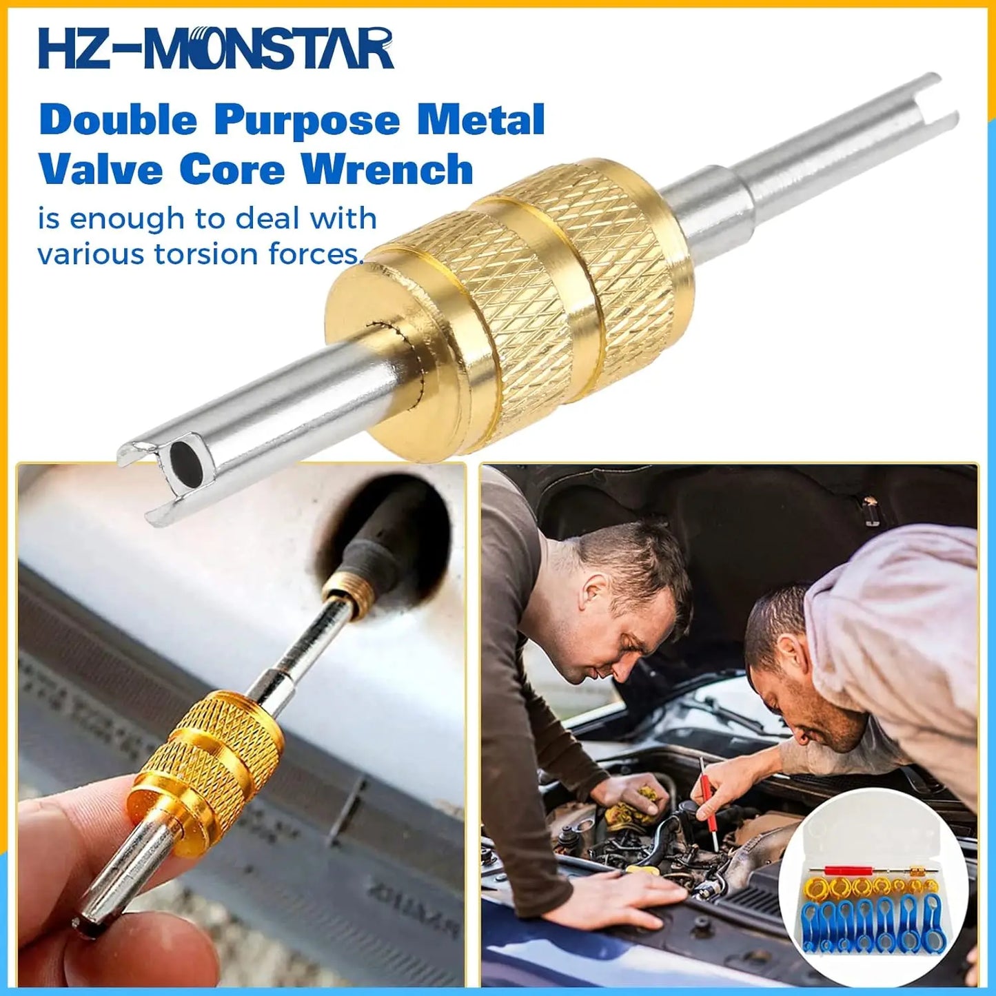 7/16PCS Fuel Line Disconnect Tool Set Auto AC Oil Pipe Quick Removal Tool Angled Fuel Line Replacement Kit