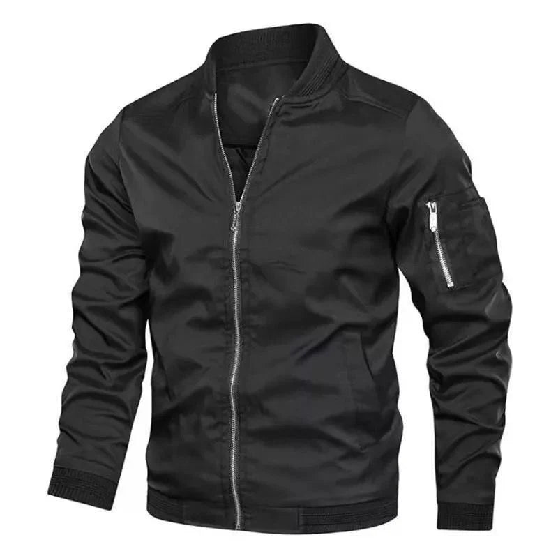 Men's Bomber Zipper Jacket Male Casual Streetwear Hip Hop Slim Fit Pilot Baseball Coats Men Clothing 5XL 6XL