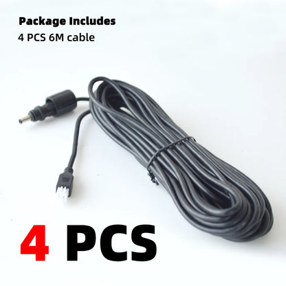 2 Pin Parking Sensors Extension Cable Parktronic Connecting Cord Line for Car Auto Vehicle Backup Radar Ultrasonic Detectors