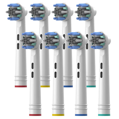 Replacement Brush Heads For Oral Toothbrush -B Fit Advance Power/Pro Health/3D Excel/Vitality Precision Clean BristlesD100 D25