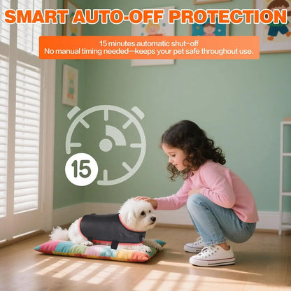 Pets Red Light Therapy Belt, LED Infrared Light Therapy for Dog and Cat with 128 LEDs 660&850 nm,Wearable Device for Pain Relief