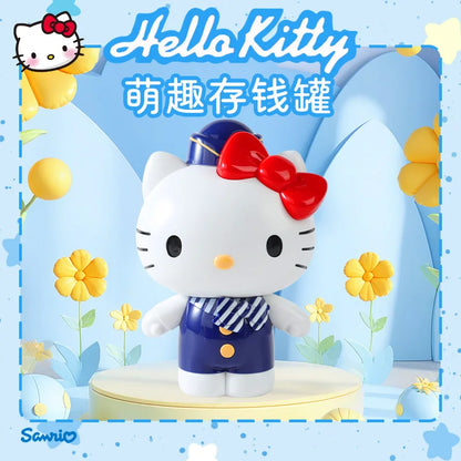 Sanrio Official Toy Gift Kt Cat Piggy Bank Trendy Decoration Children's Savings Bank New Year
