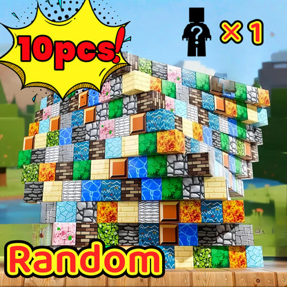 Magnetic Building Blocks Model DIY Assembly Toy Building Blocks STEM Educational Sensory Toys Mine World Magnet Cube Gifts