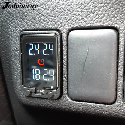 Digital LCD Tire Pressure Monitor System OBD TPMS Display Security Monitoring Alarm For Toyota Corolla 2014 Car Accessories