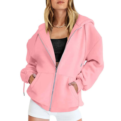 Plus Size cardigan Hoodie grunge punk silmY2K top rock aesthetic high street casual fashion urban women Hoodie Casual hooded