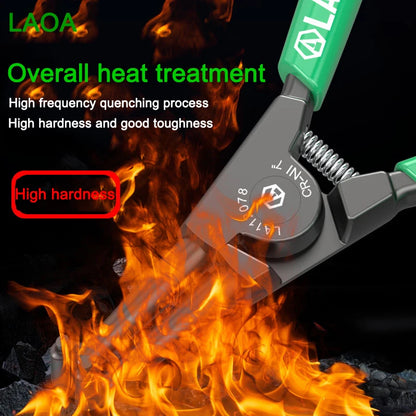 LAOA 7 inch Internal External Pliers Retaining Clips Portable Multifunctional Snap Ring Circlip Pliers For Hand Tool