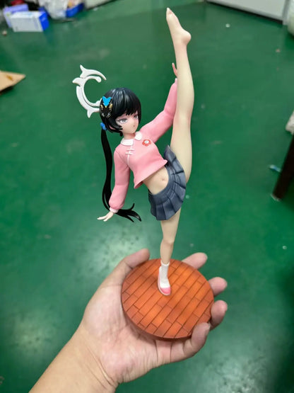 Blue Archive Anime Figure Gk Model Kisaki One Leg Lifting Pose Pvc Collectible Gift For Adult Desktop Computer Chassis Ornament