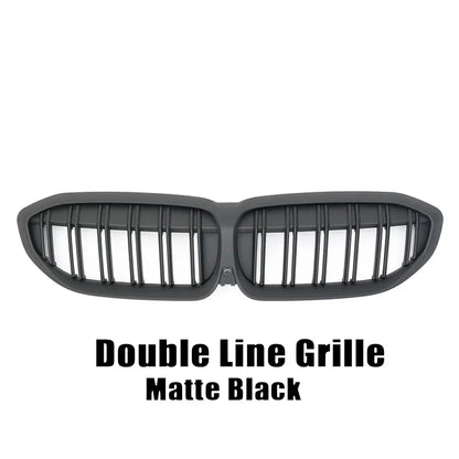 XVIP Front Bumper Kidney Grill Diamonds Style Grille For BMW 3-Series G20 G21 2019-2022 318i 320i 320d 330i 340i 340d M Sport
