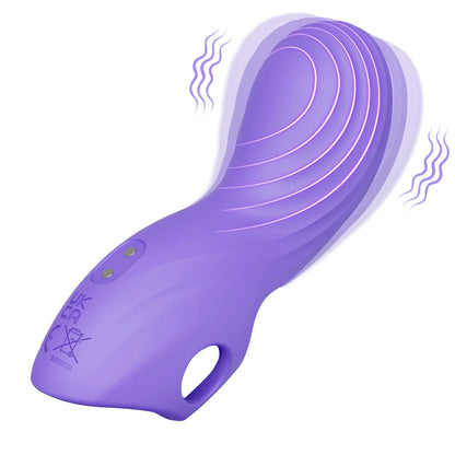 Finger Vibrator for Women Heating Vagina Vibrator Clitoris Nipples Stimulator Female Masturbator Interaction Sex Toy for Couples