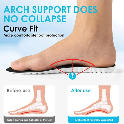 4D Cloud Technology Insole - Super Soft / Ultra Comfort Insole / Sneakers Pad - Acupoint Massage Insole for Foot & Joint Support
