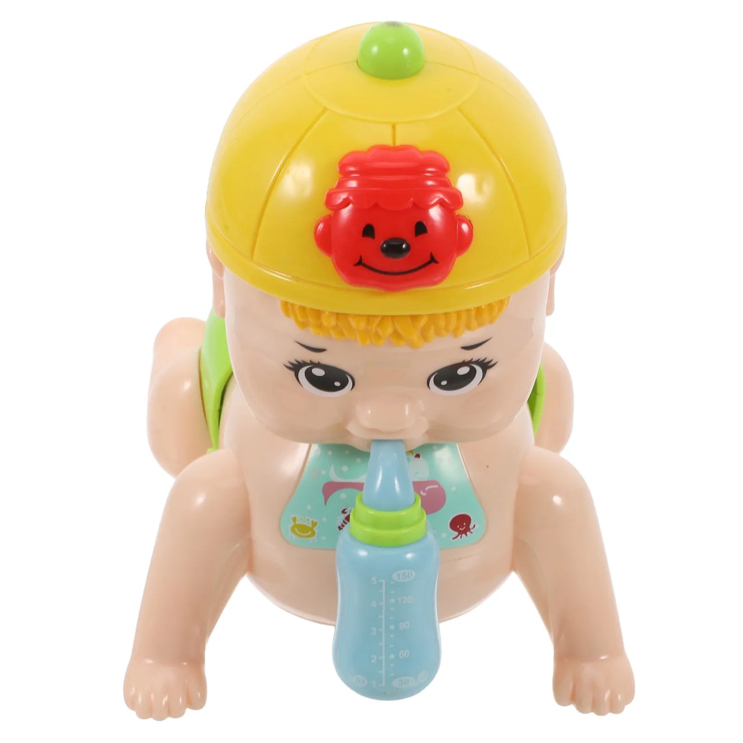1Pcs Motorized Crawling Baby Learning Aid for Infants Toddlers Singing Talking Dad Mom Glowing Lights Colorful Visual