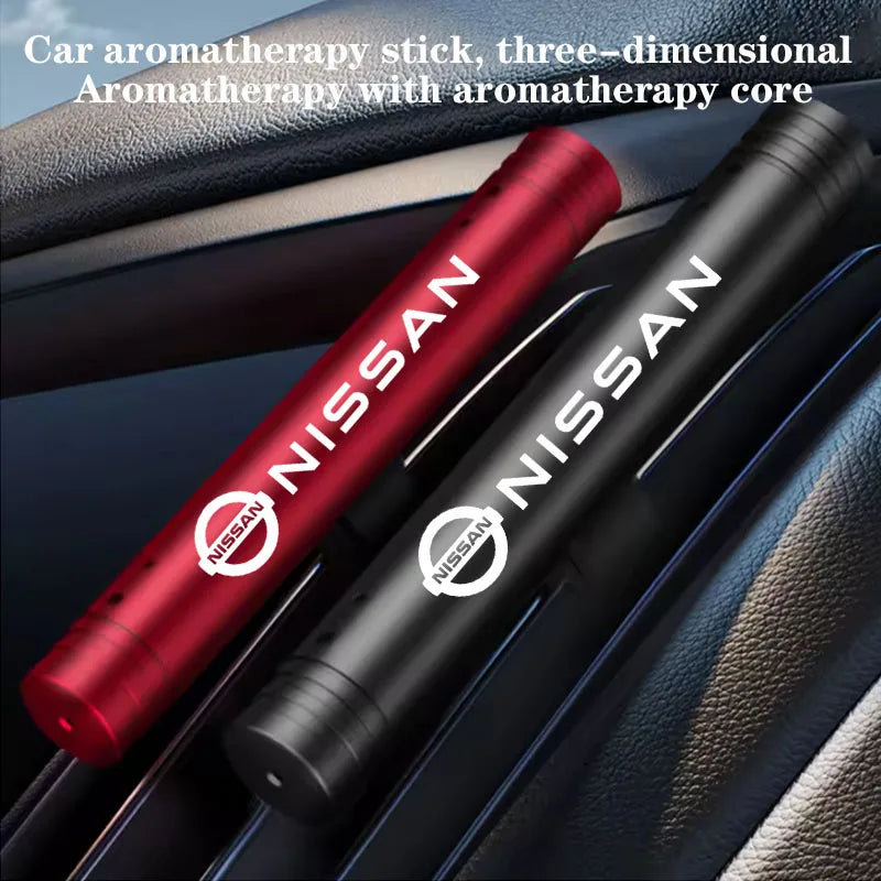 Car Aromatherapy Stick Metal Fragrance with Replacement Cores For Nissan J10 X-Trail Qashqai Juke Leaf Micra NOTE Patrol Pulsar