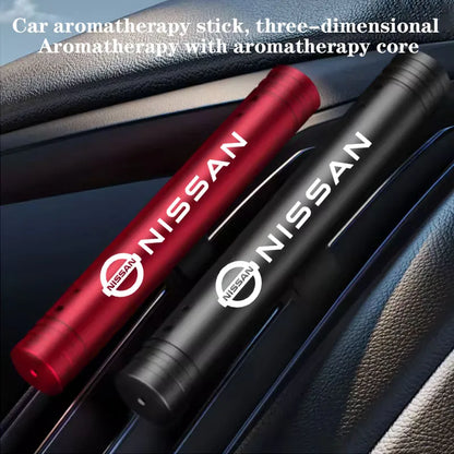 Car Aromatherapy Stick Metal Fragrance with Replacement Cores For Nissan J10 X-Trail Qashqai Juke Leaf Micra NOTE Patrol Pulsar