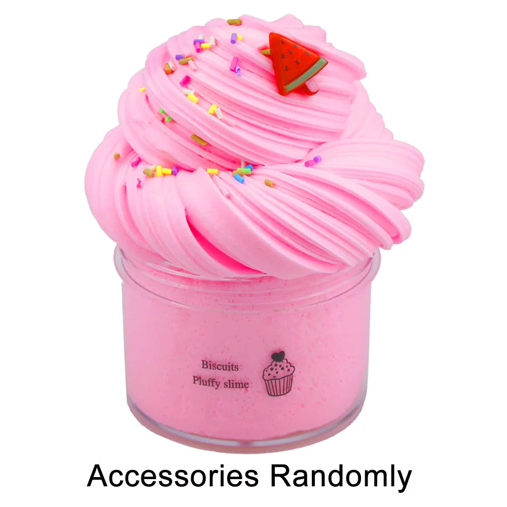 Butter Slime Kit 100ML Super Soft and Non-Stick DIY Fluffy Putty Stress Relief Toys Party Favor Toys For Kids Birthday Gifts