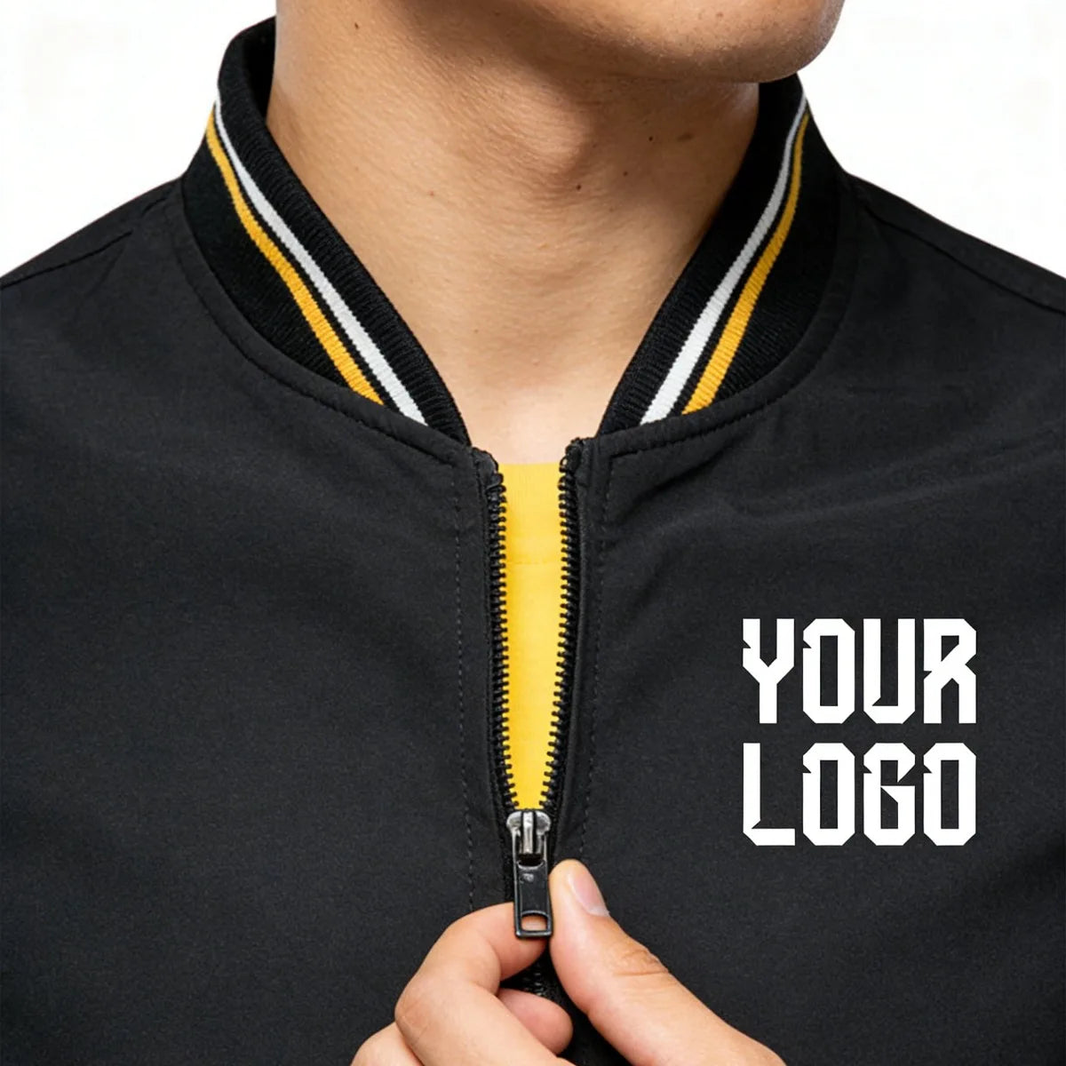 2026 fashionable slim-fitting men's jacket, windproof and comfortable autumn coat, can be customized with pictures or text