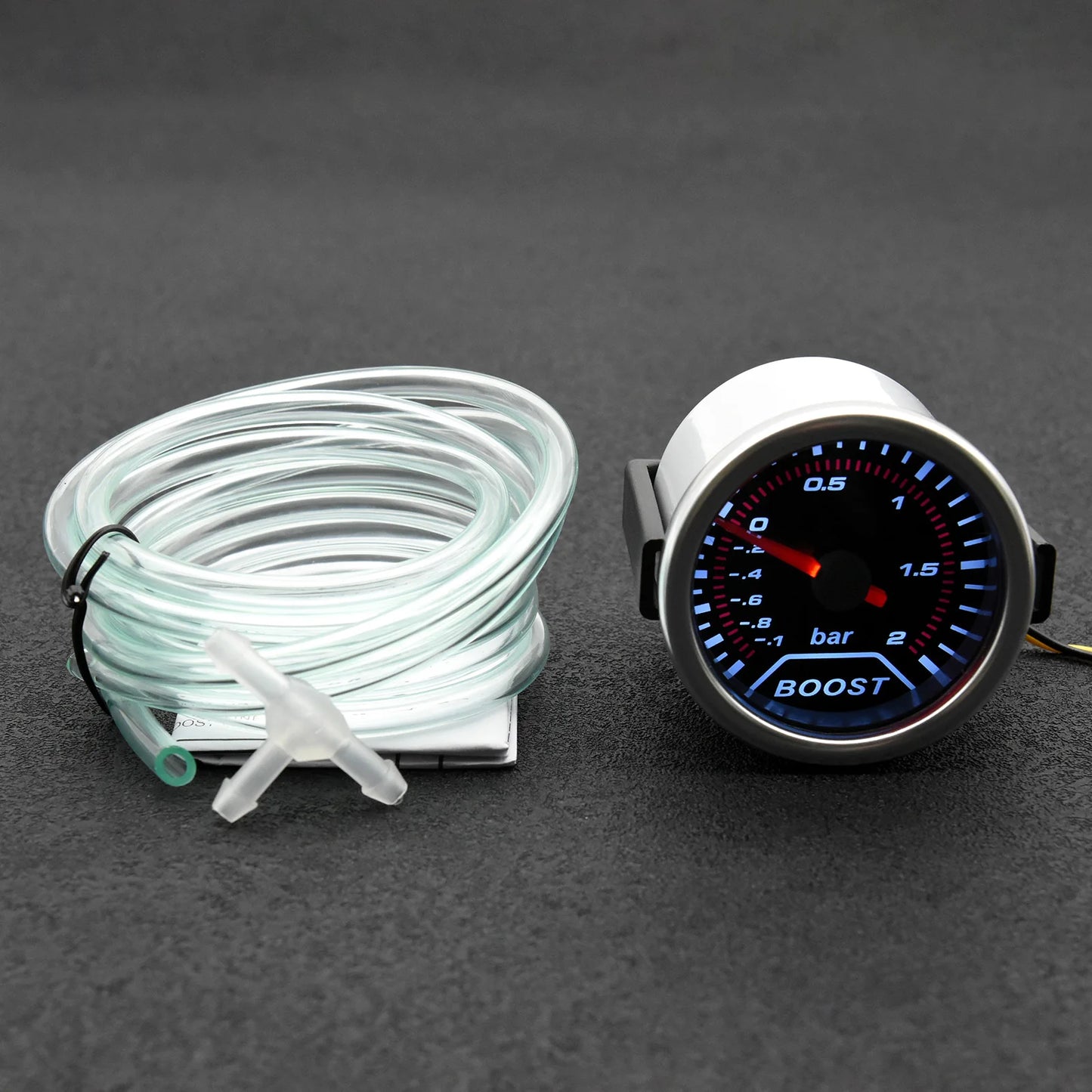 AD 52mm Water Temperature Gauge + 10mm Sensor  Boost Gauge Bar Psi Vacuum Oil Temp Press Voltmeter Tachometer RPM Car Gauge Pods