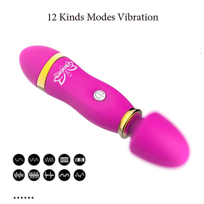 Portable Vagina Vibrator Vibrating AV Stick Rod Love Jump Egg Clitoris Stimulator Erotic Sex Toys for Women Adult Sexual Tools
