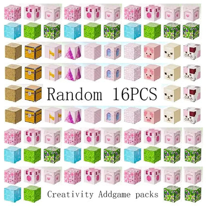 Princess Castle World Magnetic Block Set Fantasy Girl Magnetic Building Blocks Mine World Magnet Cube Birthday Gift DIY Toy