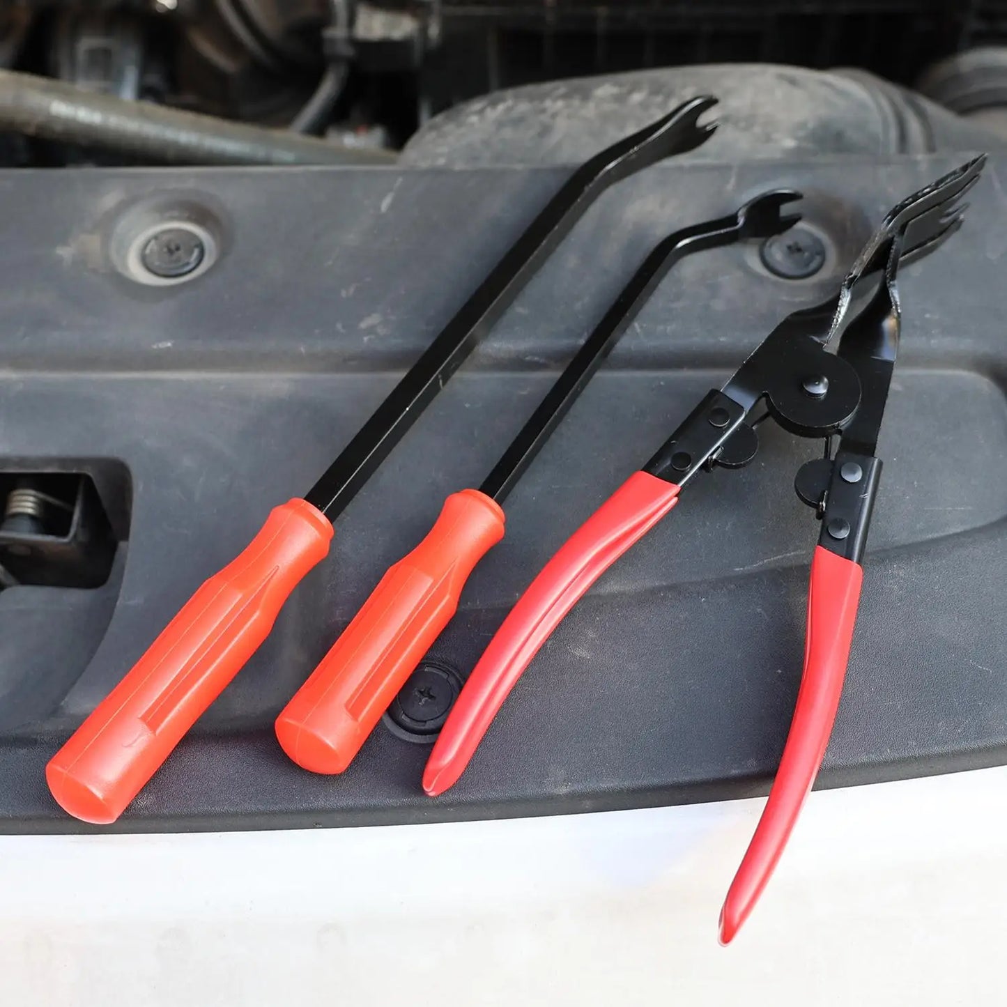 Car Headlight Repair and Installation Tool Kit Car Trim Rivet Removal Pry Bar Clip Removal Pliers Interior Trim Removal Tools