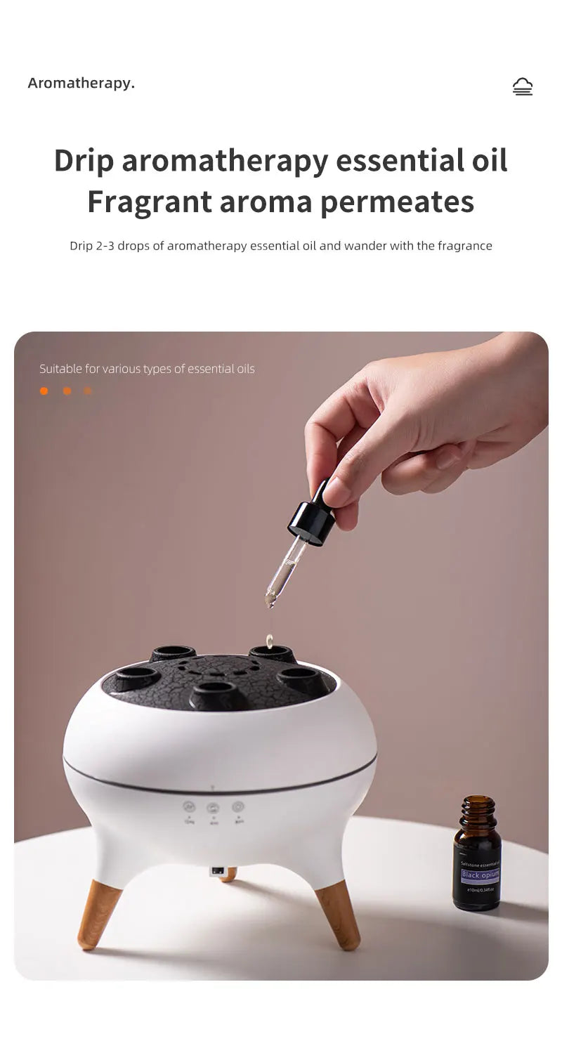 Jellyfish Aroma Humidifier Aromatherapy Diffuser Creative Ultrasonic Essential Oil Diffuser Remote Control Mist Humidifier