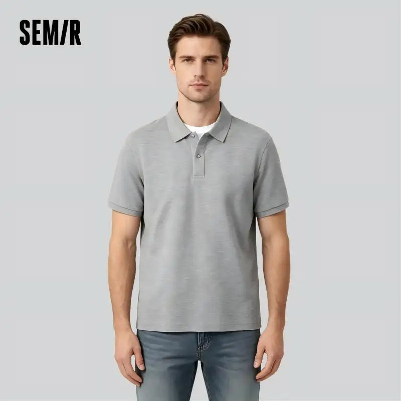 Semir Mens Polo 2026 Classic Lapel Knitted Moisture Wicking Quick Dry Cool Feeling Antibacterial