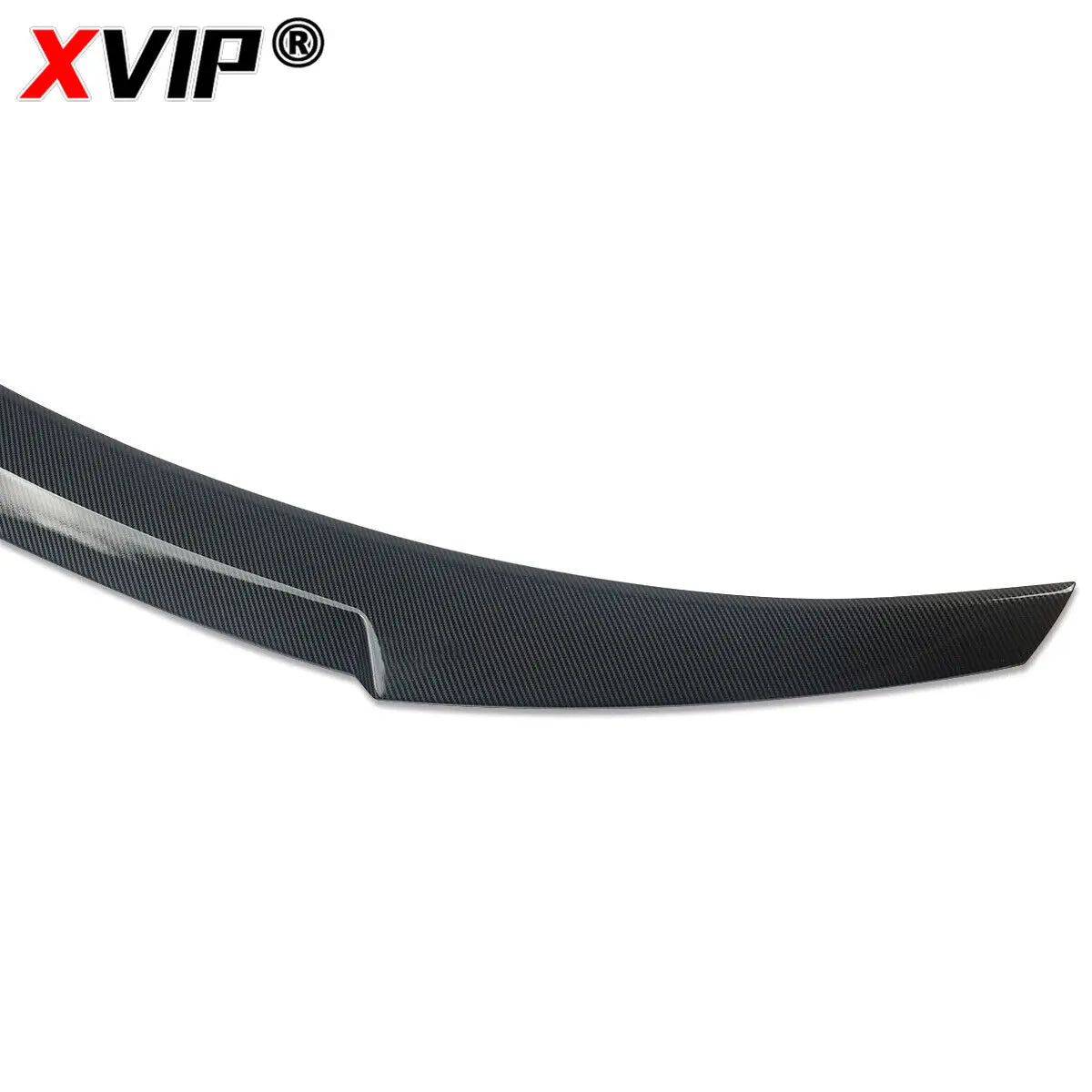 XVIP Glossy Black Glossy Carbon Fiber M4 Style Rear Spoiler Wing For BMW 2-Series F22 M2 F87 2014-2020