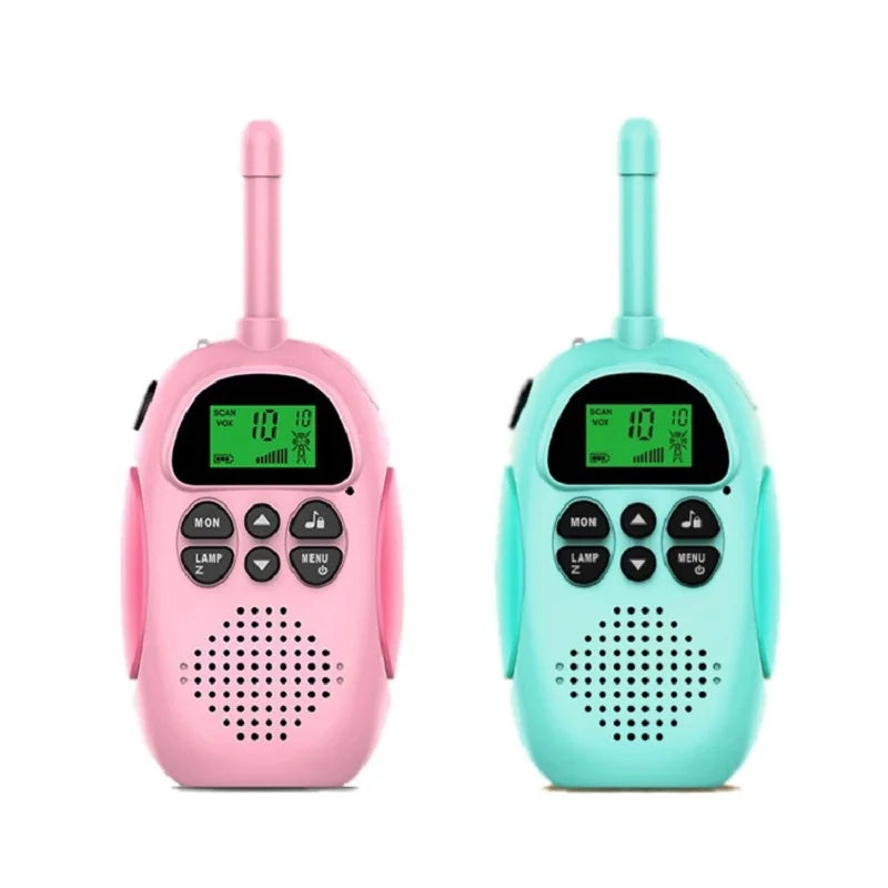 2PCS Wireless Handheld Walkie Talkie Outdoor Parent-child Intercom Machine Kids Talkie Walkie Toys Educational Toys Gifts