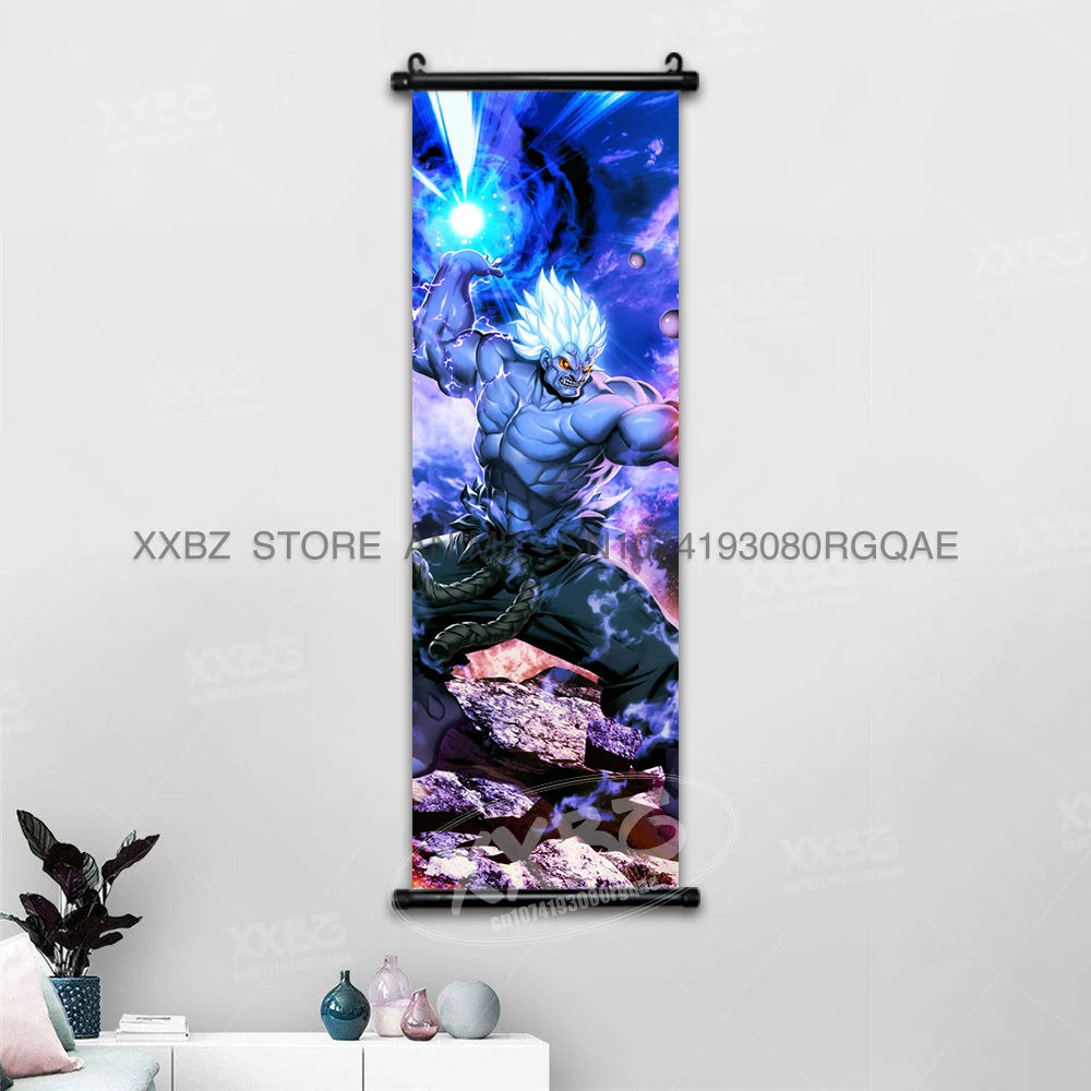 Fighting Game Street Fighter Home Decoration Hanging Painting Gouken Figures Wall Artwork Scrolls Picture Canvas Print Poster