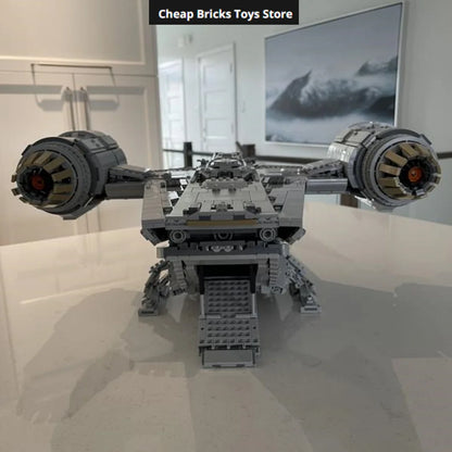 Cheaper 2026 The Razor Crest Assembly Building Dispaly Model Set Compatible 6187Pcs Creativity Spaceship Brick for Adults Gift S