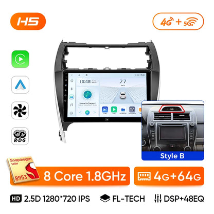 Ainavi Car Multimedia Player For Toyota Camry 7 XV 50 55 US Version 2012 2013 2015 2017 wireless Carplay Android Auto 4G Wifi