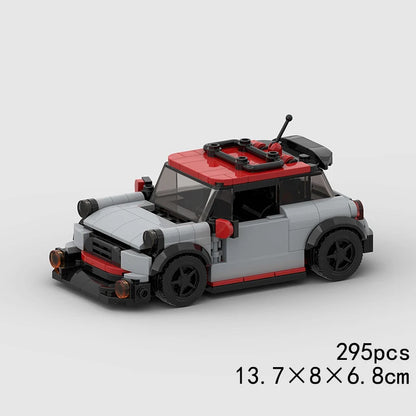 MOC Speed Sports Super Race Car Model Building Blocks Pickup Police Bricks City Racing Vehicle SUV Technical Rally Sport Toy